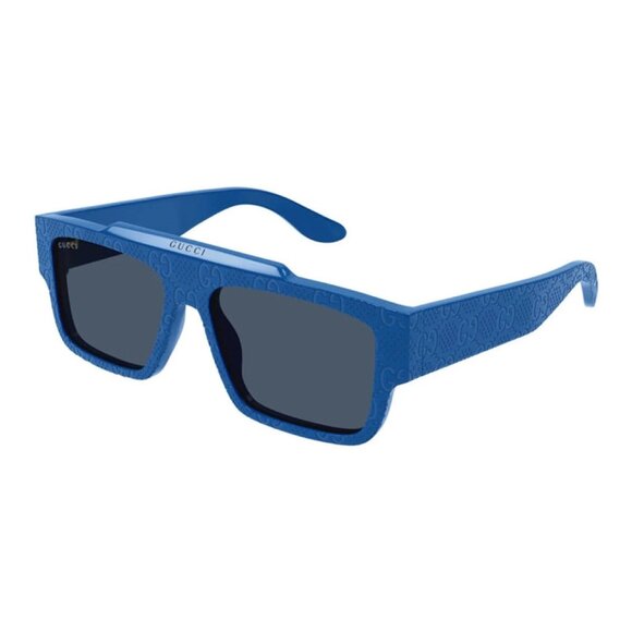 NWT GUCCI SUNGLASSES BLUE MEN EYEWEAR GUCCI - Picture 1 of 3